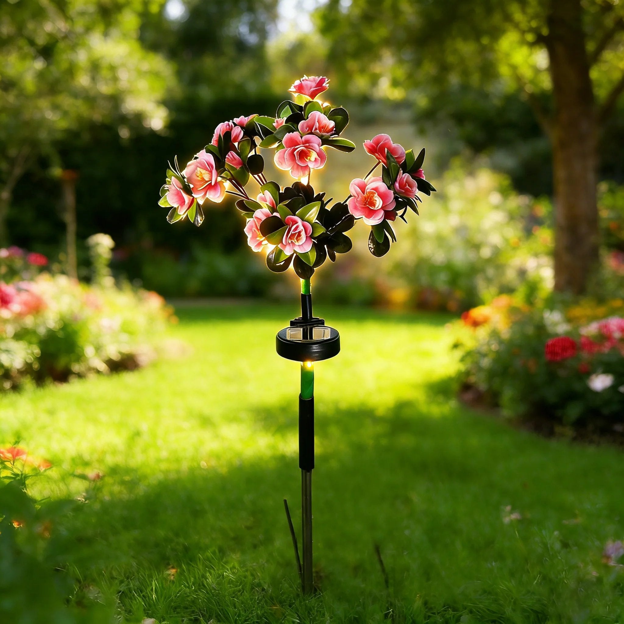 Floral Solar Garden Lights – Elaria