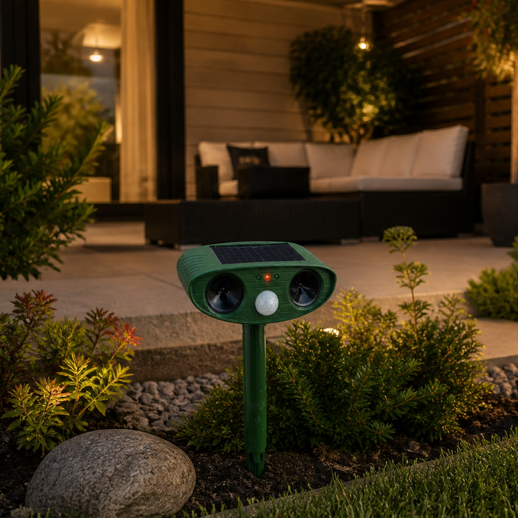 Solar Ultrasonic Pest Repeller – EcoShield Series