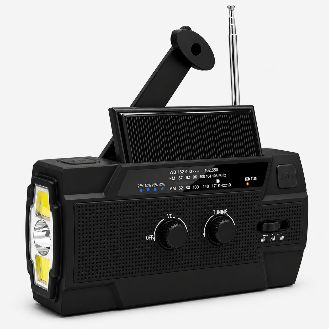 Multifunctional Portable Solar Emergency Radio