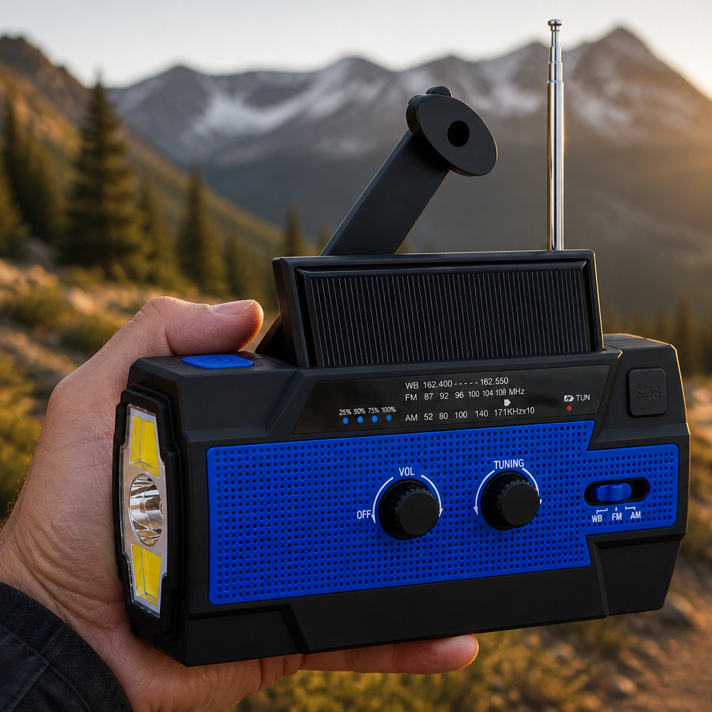 Multifunctional Portable Solar Emergency Radio