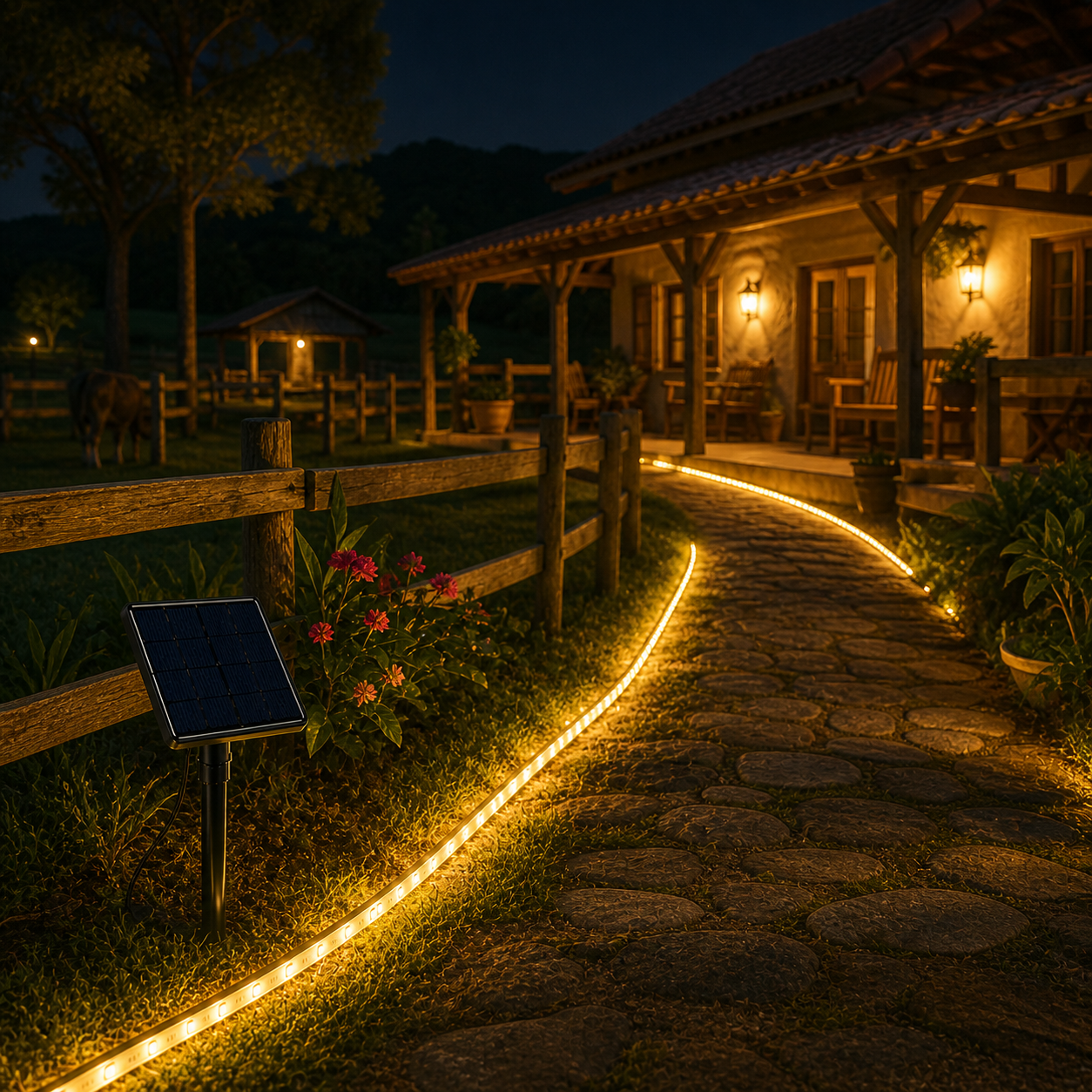 Solar LED Strip Light (14M) – Nexis