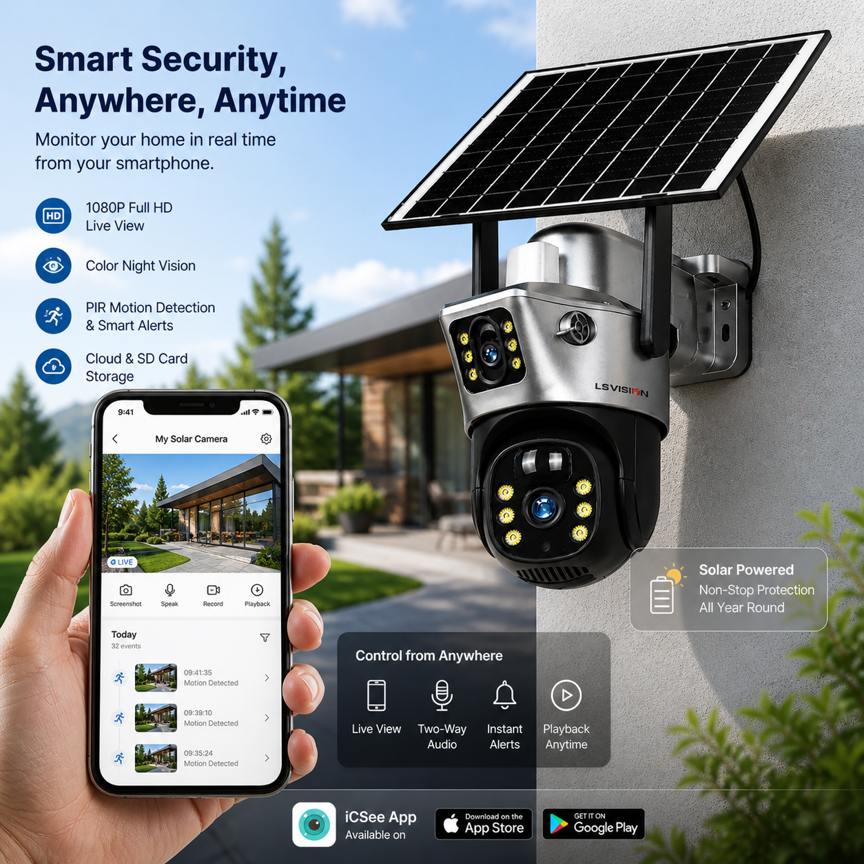 Solar Security Camera