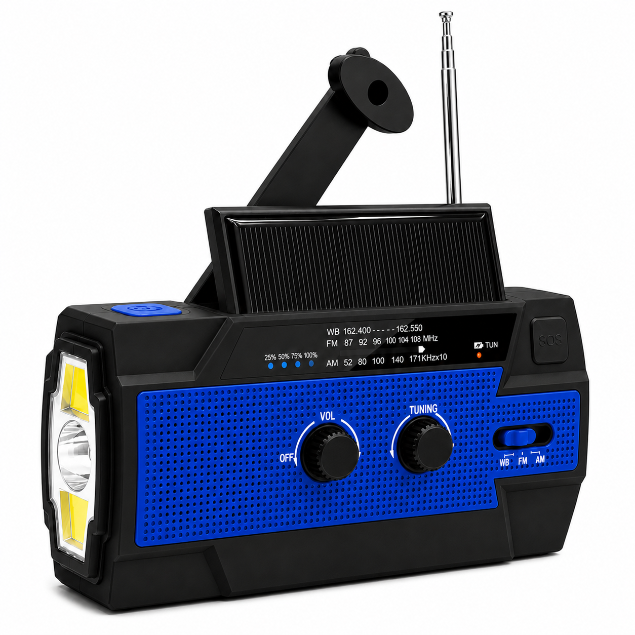 Multifunctional Portable Solar Emergency Radio