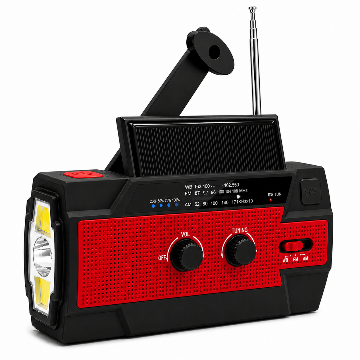 Multifunctional Portable Solar Emergency Radio