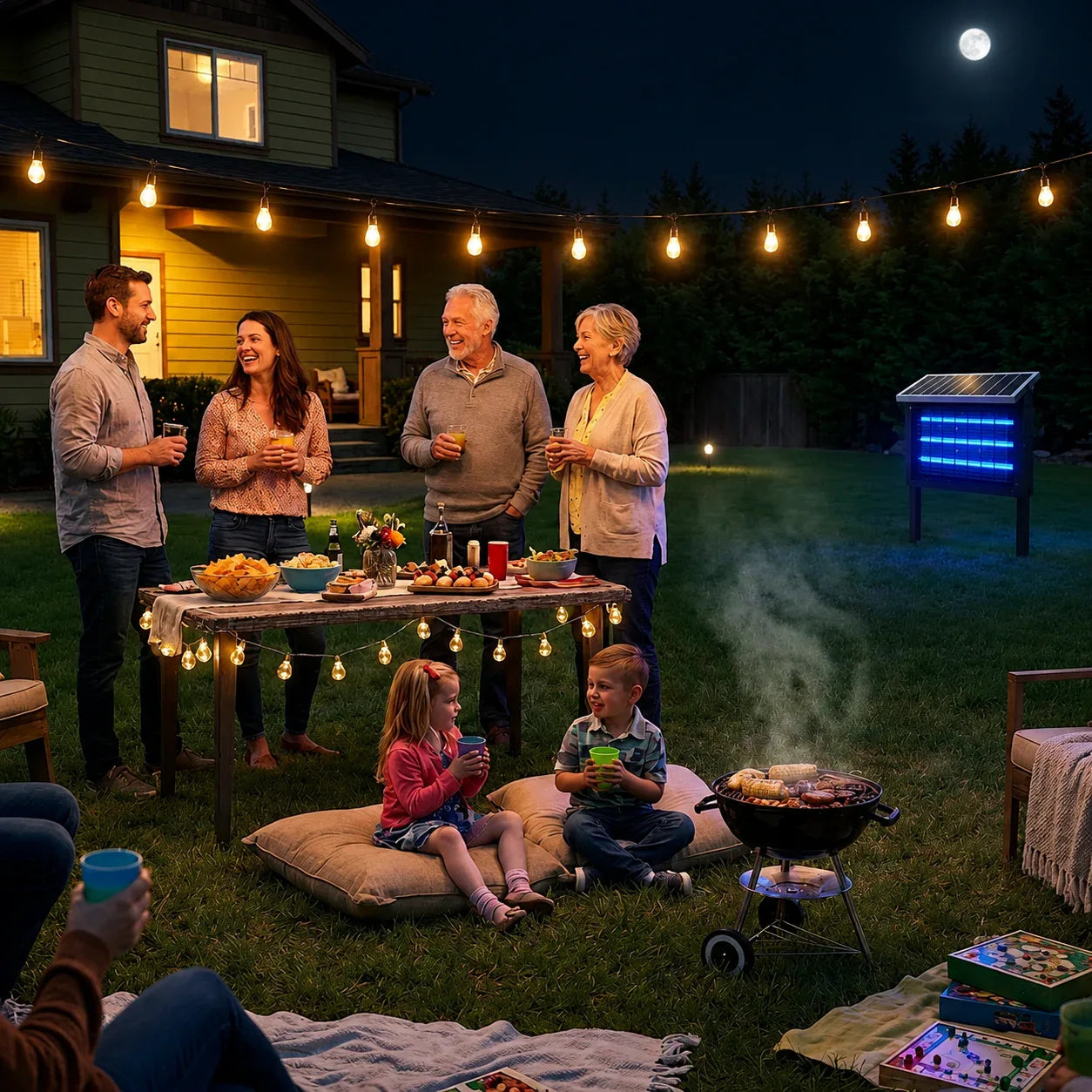 Solar Bug Zapper Outdoor Waterproof