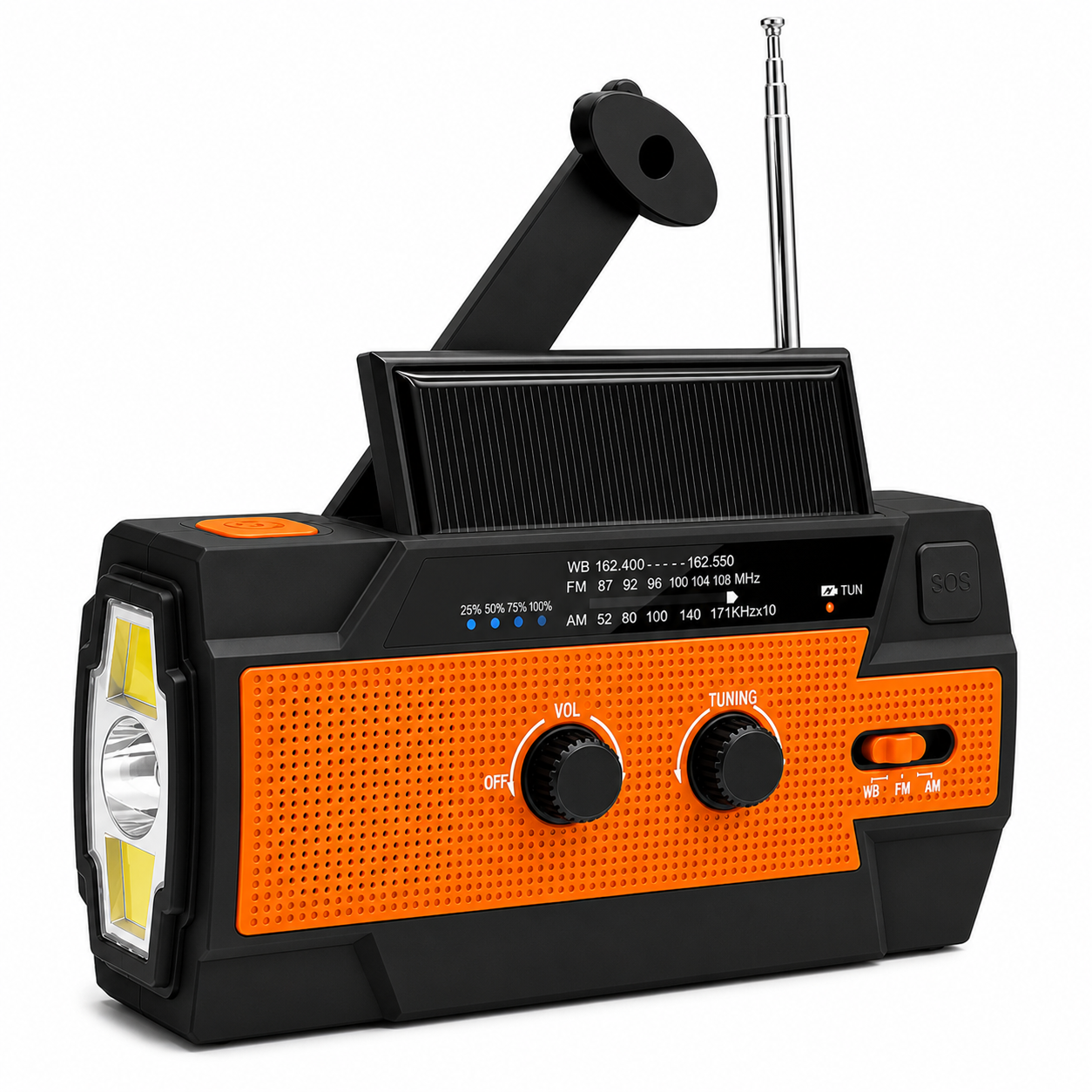 Multifunctional Portable Solar Emergency Radio