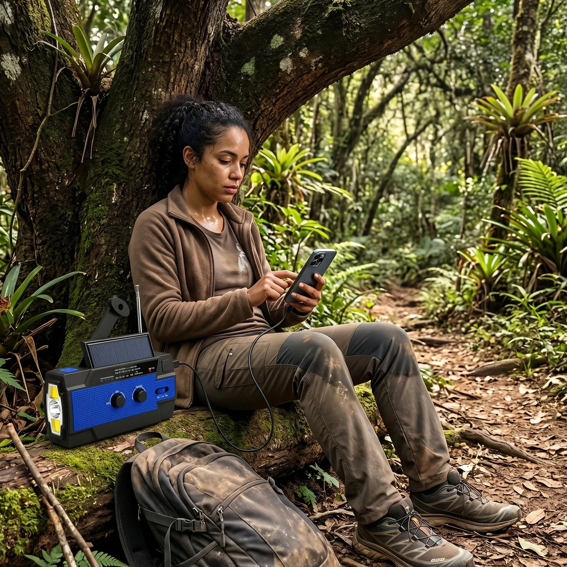 Multifunctional Portable Solar Emergency Radio