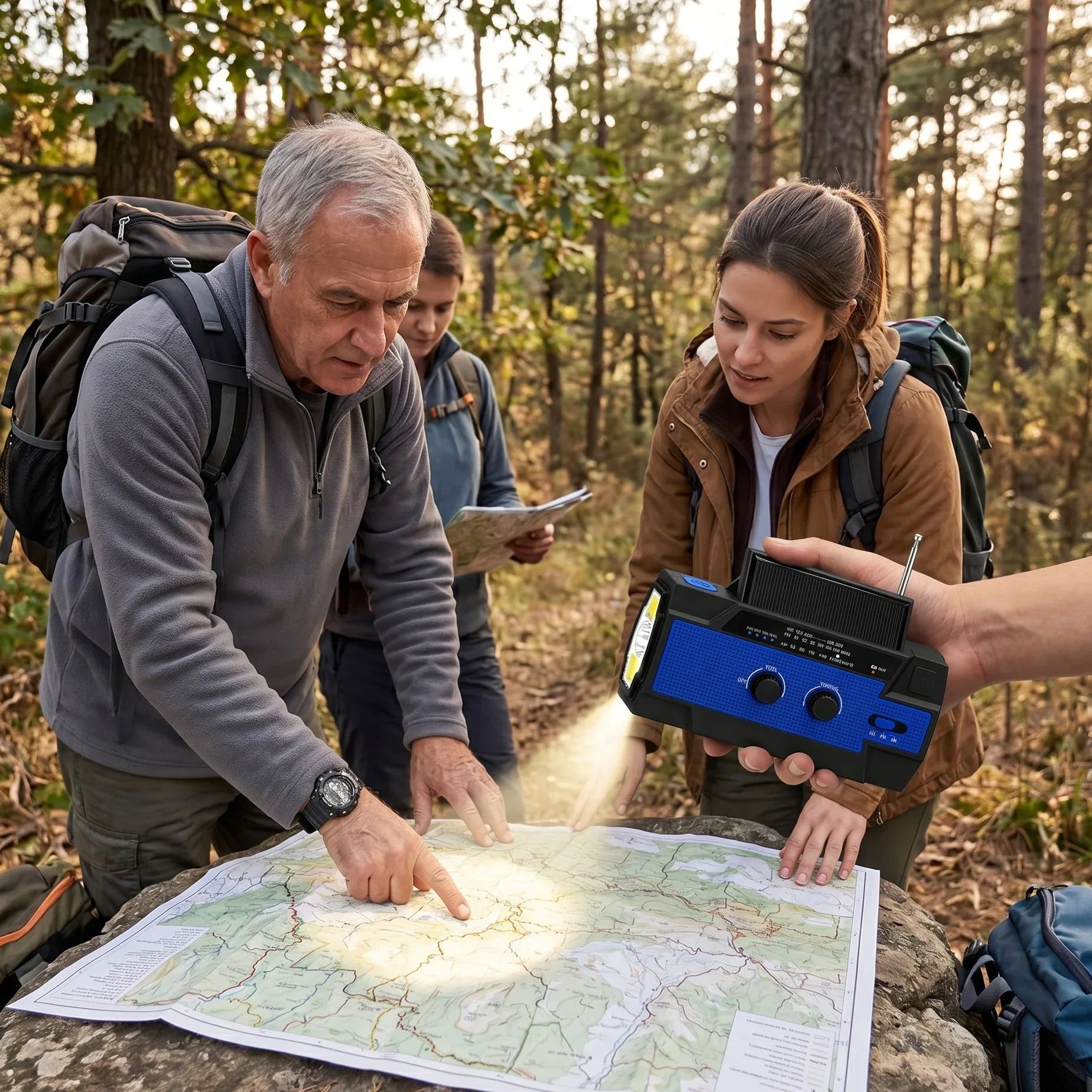 Multifunctional Portable Solar Emergency Radio