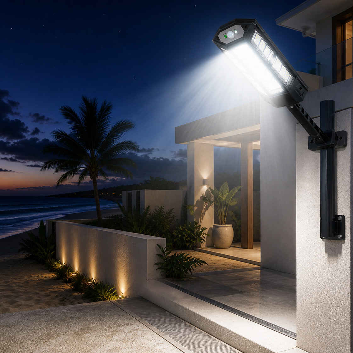 Solar Security Wall Light – Draven